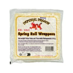 Myojo Imperial Dragon Spring Roll Wrappers (7 X 7 Inch) 510g (Frozen)