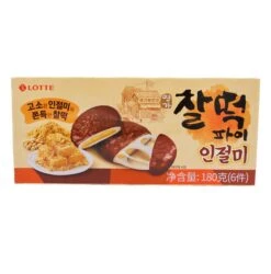 Lotte Sweet Rice Cake Pie - Chocolate Injuimi (30g*6 Pcs) 180g