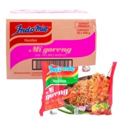 Box Of Indomie Instant Noodles Mi Goreng Stir-Fry Spicy Noodles (80g*40Pcs)