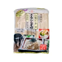 Toafoods Shirasagi Sarashina Soba Noodles 720g