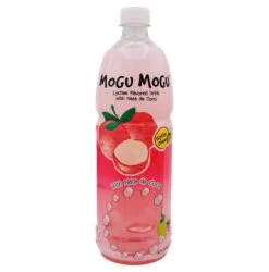 Mogu Mogu Lychee Flavoured Drink With Nata De Coco (Coconut Gel) 1000ml