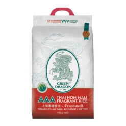Green Dragon Thai Hom Mali Fragrant Rice 10KG MAX 2 BAGS PER ORDER