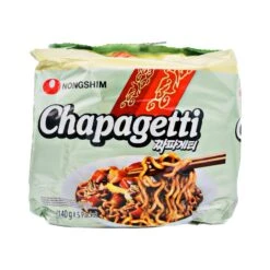 Nongshim Chapagetti Instant Noodles With Black Soybean Flavour (140g*5pcs) 700g