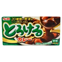 S&B Torokeru Curry Roux Medium Spicy 180g