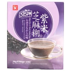 SC3:15PM Black Rice & Black Sesame Paste 130g (5 Bags)