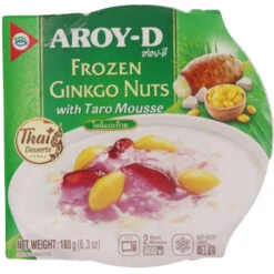 Aroy-D Frozen Ginkgo Nuts With Taro Mousse 180g (Frozen)