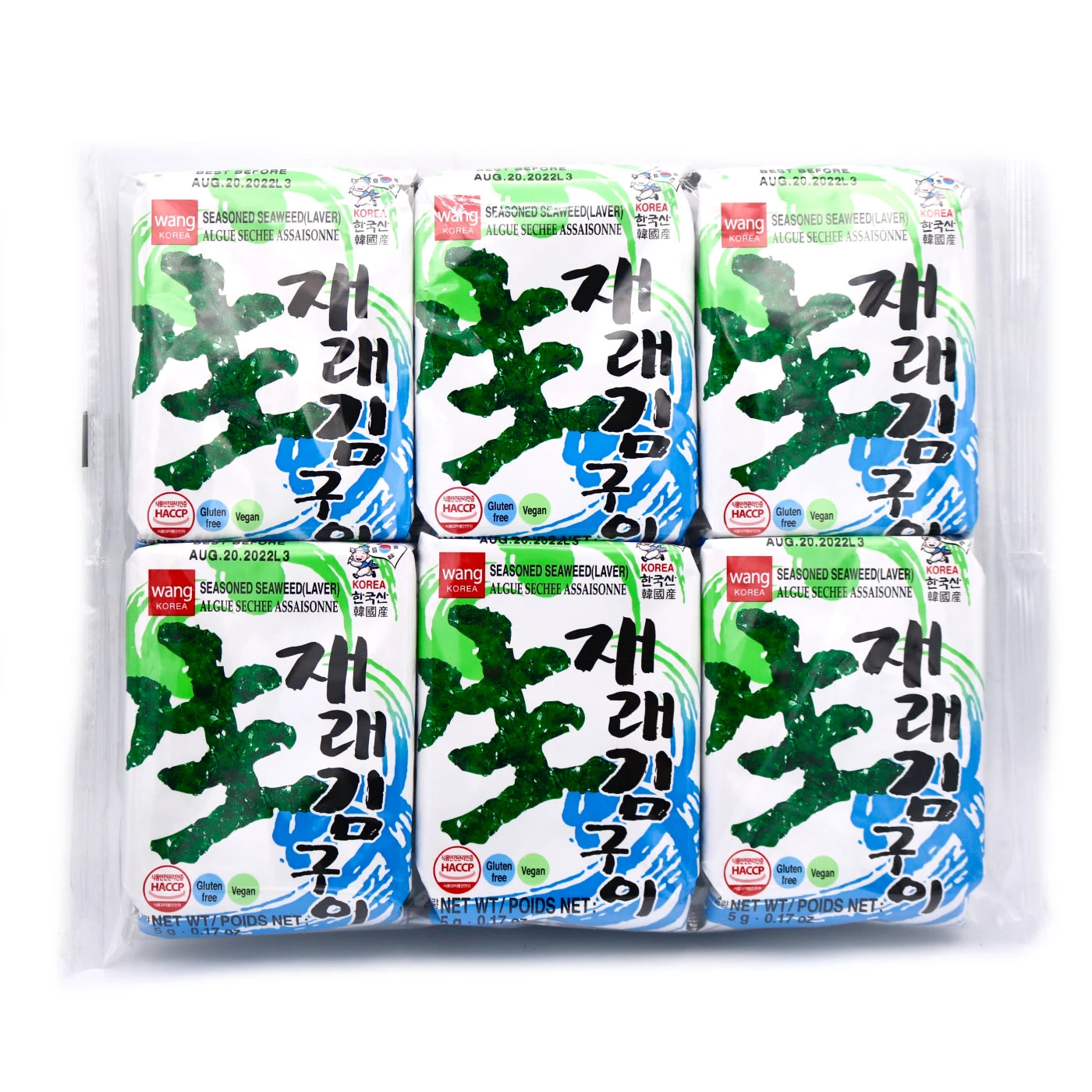 No Brand Wang Seasoned Seaweed Laver 30g 3 No Brand Wang Seasoned Seaweed Laver 30g