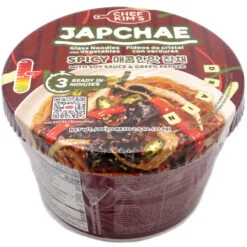 Chef Kim's Glass Noodles With Vegetables (Spicy With Soy Sauce & Green Pepper) 71.5g