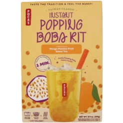 Pocas Instant Popping Boba Kit (Mango Passion Fruit Green Tea) (3 Kits) 255g