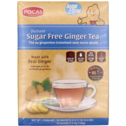 Pocas Instant Sugar Free Ginger Tea (20pcs*5g) 100g