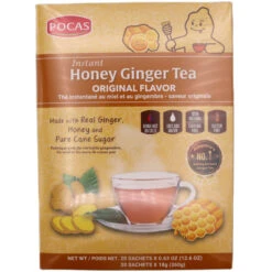 Pocas Instant Honey Ginger Tea Original Flavour (20pcs*18g) 360g
