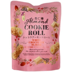 Love & Love Almond Cookie Roll (White Chocolate Flavour) 80g