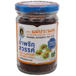 Mae Pranom Brand Original Authentic Thai Taste (Crushed Chilli Fish Flavour) 134g