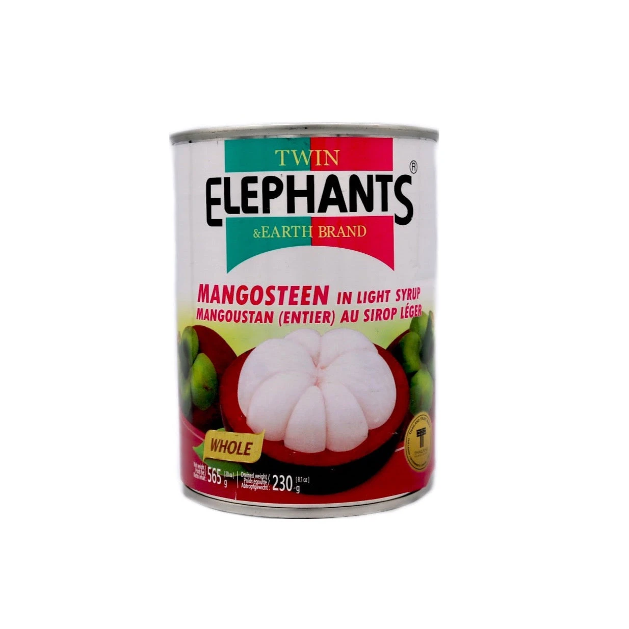 Twin Elephants Mangosteen In Light Syrup (Whole) 565g 3 Twin Elephants Mangosteen In Light Syrup (Whole) 565g