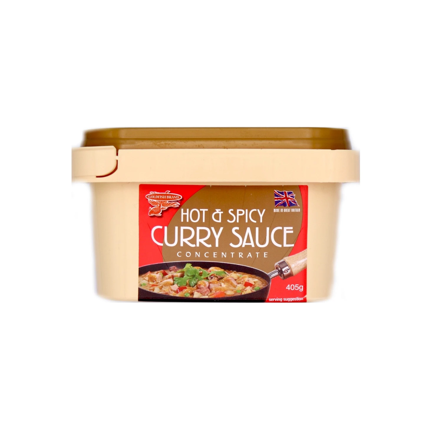 Gold Fish Brand Hot & Spicy Curry Sauce Concentrate 405g 3 Gold Fish Brand Hot & Spicy Curry Sauce Concentrate 405g