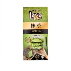 Unico Lava Bites Matcha (Crispy Cookies With Matcha Filling) 200g (20x10g Cookies) -Honor Shop IMG 4677 1