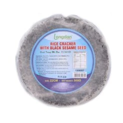 Longdan Rice Cracker With Black Sesame Seed 22cm 500g