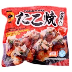 J-Basket Takoyaki - Cooked Pancake Ball With Octopus 16 Pieces 480g (Frozen)