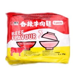Wei Lih Instant Noodles Spicy Beef Flavour 425g (5 Packets)