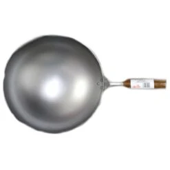 Carbon Steel London Wok - 13 Inch Round Bottom