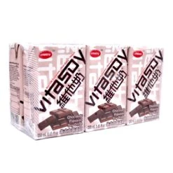 Vita Vitasoy Chocolate Flavoured Soy Drink (Pack Of 6) 1500ml (6x250ml)