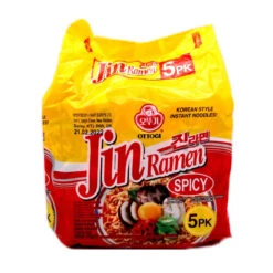 Ottogi Jin Ramen (Spicy) 600g (5x120g)