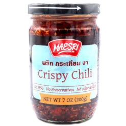 Maesri Crispy Chilli With Garlic And Sesame 200g