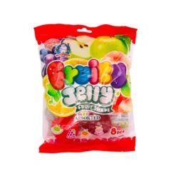 ABC Funny Hippo Fruit Shaped Fruity Jelly Assorted (8pcs) 428g