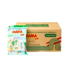 Box Of MAMA Oriental Style Instant Rice Vermicelli Clear Soup Jumbo Pack (90g*20Pcs) (B.B.D 24.07.2025)