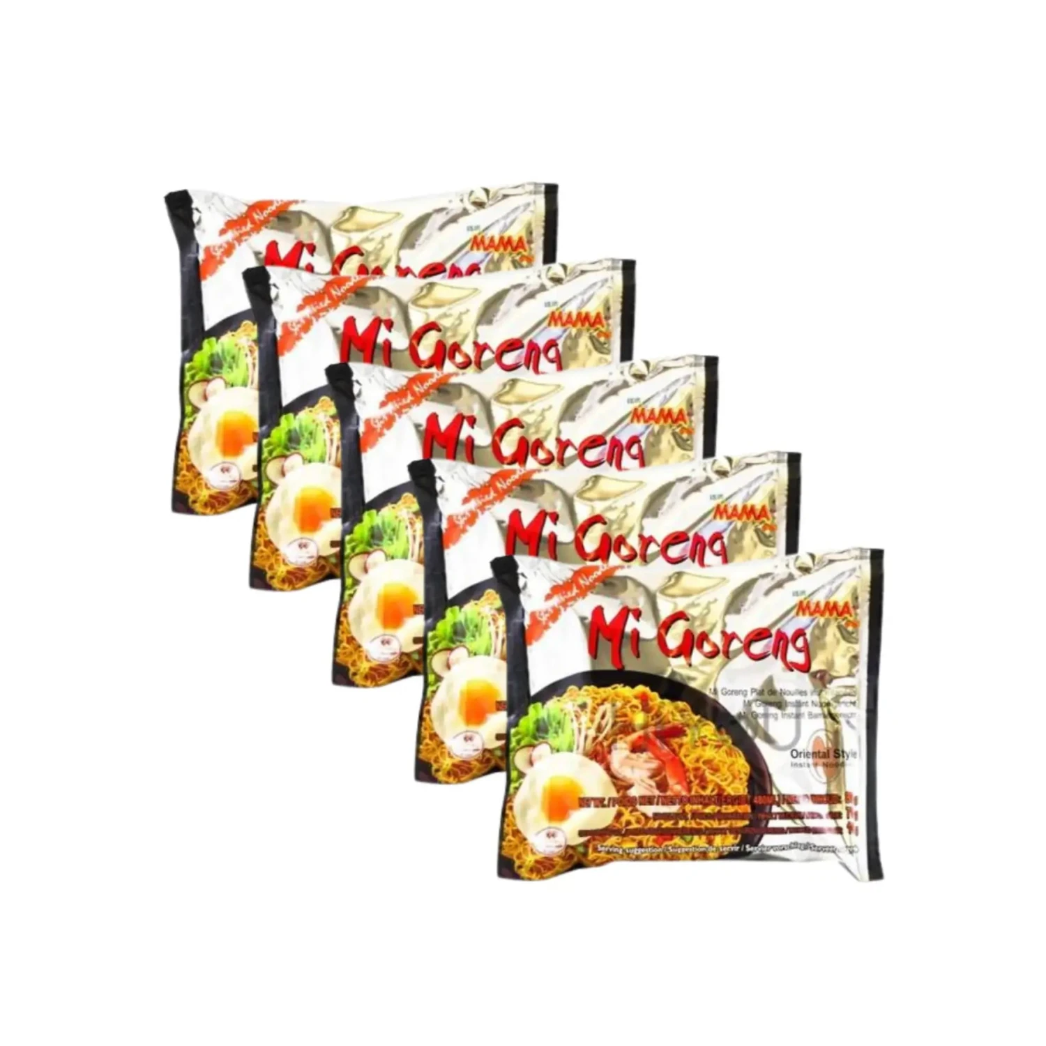 BUNDLE 5 Pack MAMA Mi Goreng Oriental Style Instant Noodles 80g 3 BUNDLE 5 Pack MAMA Mi Goreng Oriental Style Instant Noodles 80g