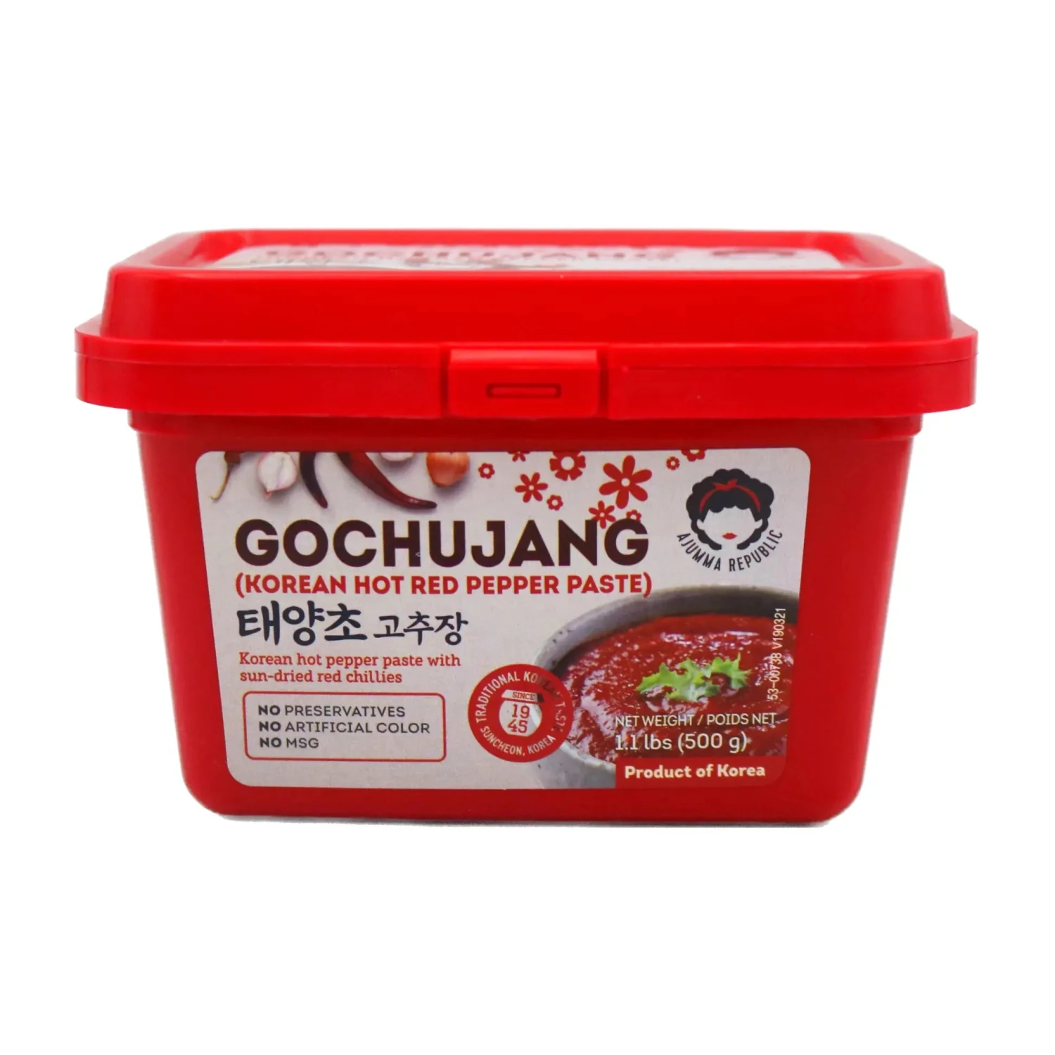 Ajumma Republic Gochujang Korean Hot Red Pepper Paste 500g 3 Ajumma Republic Gochujang Korean Hot Red Pepper Paste 500g